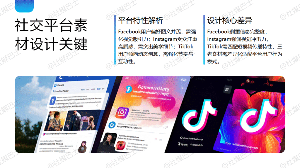 如何依平台設計素材？Facebook、Instagram、TikTok 設計建議比較插图