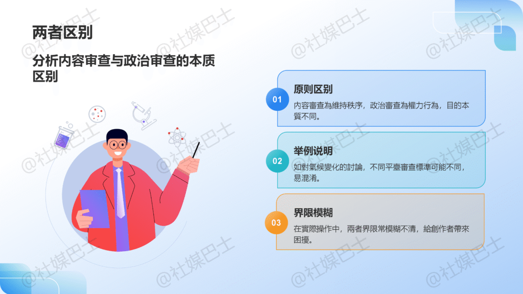 內容審查與政治審查的邊界插图