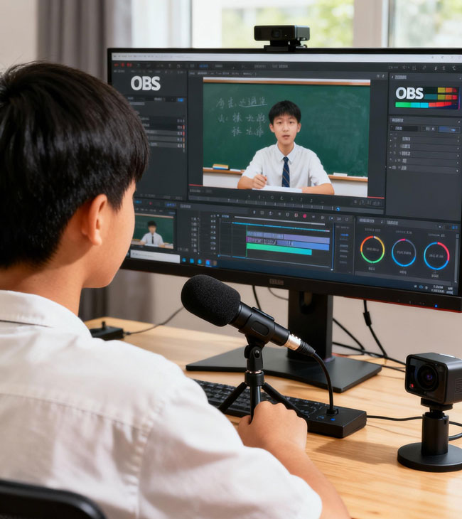 用OBS錄製教學影片：螢幕錄影＋視訊整合實戰攻略