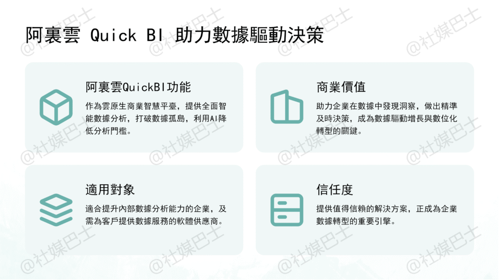 駕馭數據洪流，洞察商業先機：深度解析阿里雲 Quick BI插图2