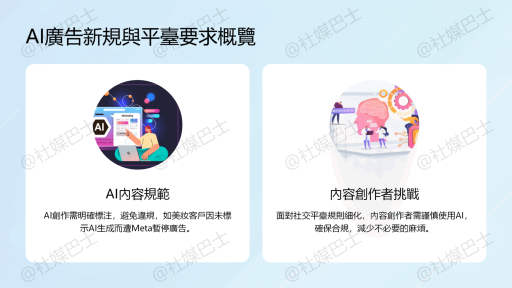 各大平臺對AI生成內容的規定插图